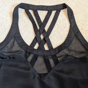 Kardashian Kollection Black Strappy Chemise